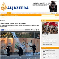 Suppressing the narrative in Bahrain - Features