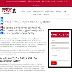 Ansul Fire Suppression System- All Florida Fire Equipment
