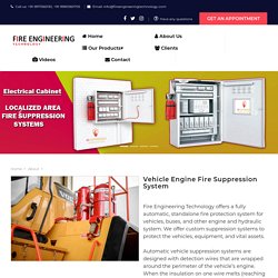 Vehicle Engine Fire Suppression System Manufacturer