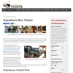 Supratours Bus Tickets