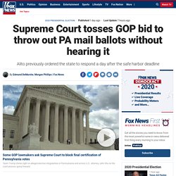Supreme Court tosses GOP bid to throw out PA mail ballots without hearing it