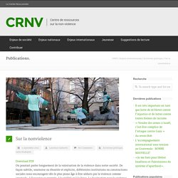 Sur la nonviolence - CRNV
