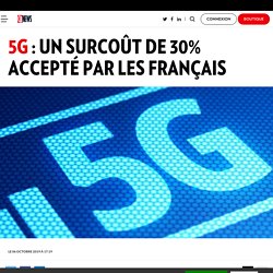 5G : un surcoût de 30% accepté par les Français