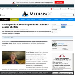 Surdiagnostic et sous-diagnostic de l'autisme - causes et effets