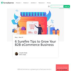 6 Surefire Tips to Grow Your B2B eCommerce Business