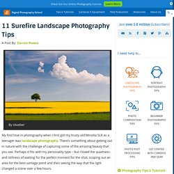 11 Surefire Landscape Photography Tips