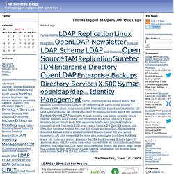 The Suretec Blog - Entries tagged as OpenLDAP Quick Tips