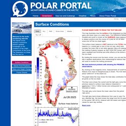 Surface Conditions: Polar Portal