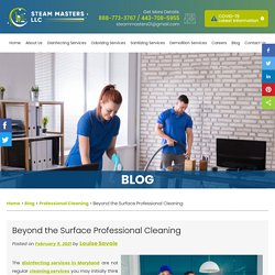 Beyond the Surface Professional Cleaning