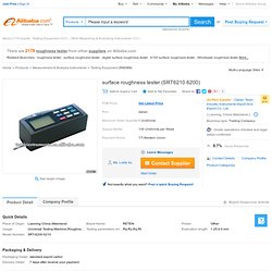 Surface Roughness Tester (srt6210 6200) - Buy Roughness Tester,Portable Roughness Tester,Surface Roughness Tester Product on Alibaba