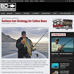 Surface Iron Strategy for Calico Bass - BD Outdoors