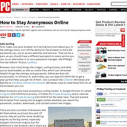 Anonymous E-mail - How to Stay Anonymous Online
