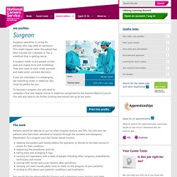 Surgeon Job Information