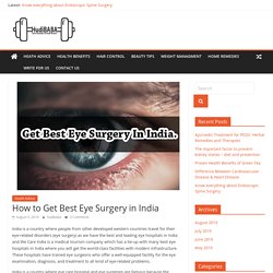 How to Get Best Eye Surgery in India