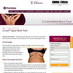 Non Surgical Liposcution to Reduce Upper Back Fat