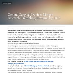 General Surgical Devices Market Research Trembling Reve...