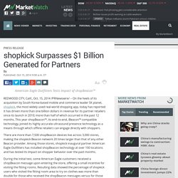 shopkick Surpasses $1 Billion Generated for Partners