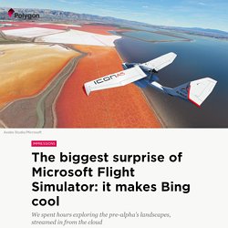 The biggest surprise of Microsoft Flight Simulator: it makes Bing cool