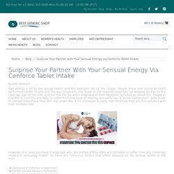 Surprise Your Partner with Your Sensual Energy via Cenforce Tablet Intake