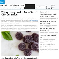 7 Surprising Health Benefits of CBD Gummies