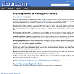Surprising Benefits of Wearing Zodiac Jewelry