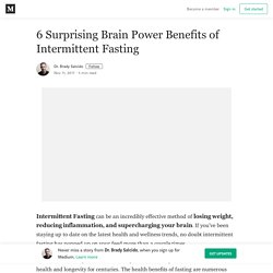 6 Surprising Brain Power Benefits of Intermittent Fasting
