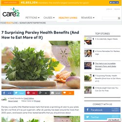 7 Surprising Health Benefits of Parsley