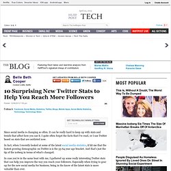 10 Surprising New Twitter Stats to Help You Reach More Followers