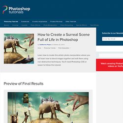 How to Create a Surreal Scene Full of Life in Photoshop