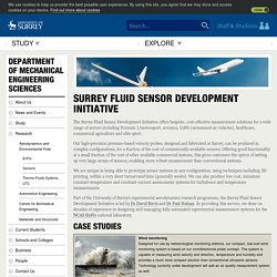 Surrey Fluid Sensor Development Initiative