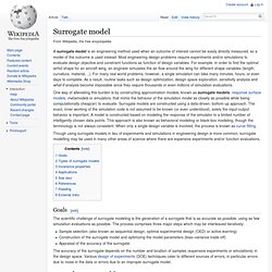 Surrogate model