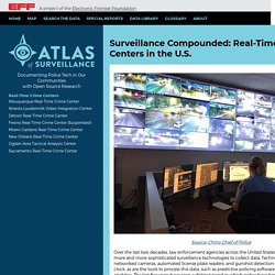 Surveillance Compounded: Real-Time Crime Centers in the U.S. - Atlas of Surveillance