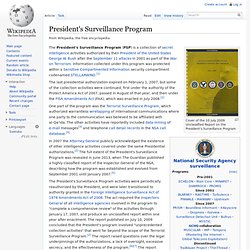 President's Surveillance Program