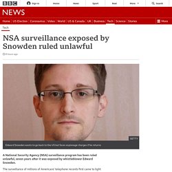 NSA surveillance exposed by Snowden ruled unlawful