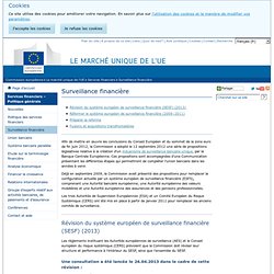 Commission européenne Surveillance Financière
