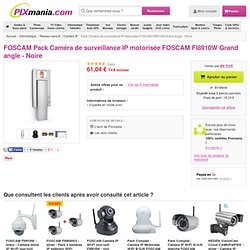 FOSCAM Pack Caméra de surveillance IP motorisée FOSCAM FI8910W Grand angle - Noire