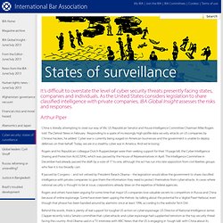 States of surveillance - cyber security threats