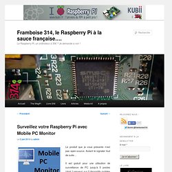 Surveillez votre Raspberry Pi avec Mobile PC Monitor