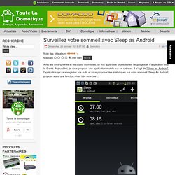 Surveillez votre sommeil avec Sleep as Android