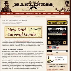 New Dad Survival Guide: The Mindset