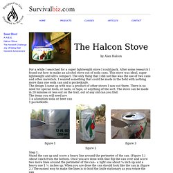 Halcon Stove from Pop-Can