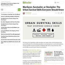 MacGyver, Survivalist, or Stockpiler: The Urban Survival Skills Everyone Should Know