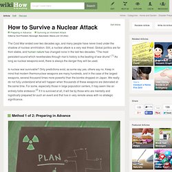 How to Survive a Nuclear Attack: 21 Steps