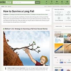 How to Survive a Long Fall: 11 steps