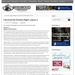 Homebrewed Christianity » thinking » I Survived the Christian Right: Lesson 2