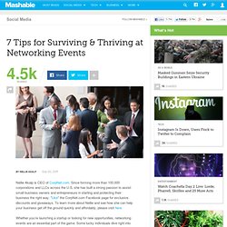 7 Tips for Surviving & Thriving at Networking Events