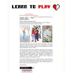 Susana Ruiz – Take Action Games « Learn to Play