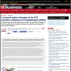 L’accord entre Google et la FTC suscite critiques et inquiétudes [MàJ]