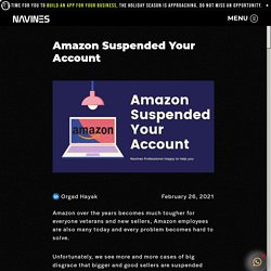 Amazon Suspended Your Account - Navines