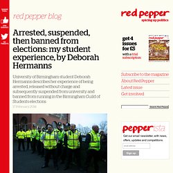 Deborah Hermanns , Arrested, suspended, then banned from elections: my student experience